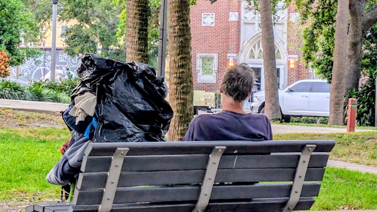 Homeless Bench