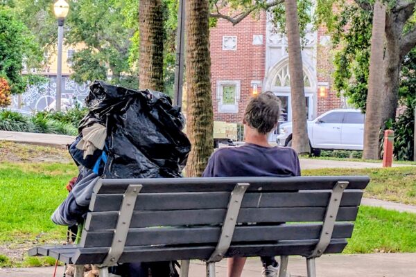 Homeless Bench