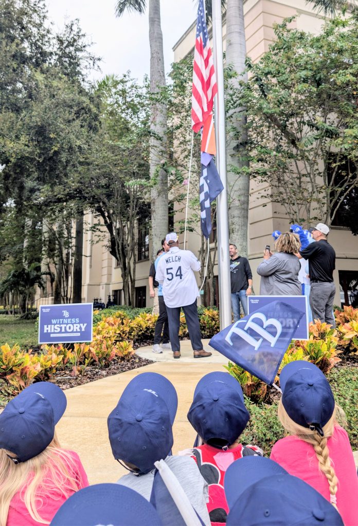 Rays Flag Raising
